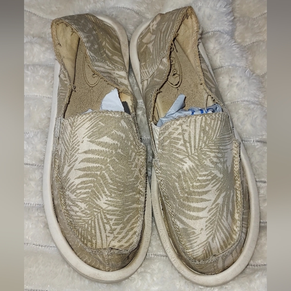 Sanuk Donna Palm Sidewalk Surfer Slip-Ons